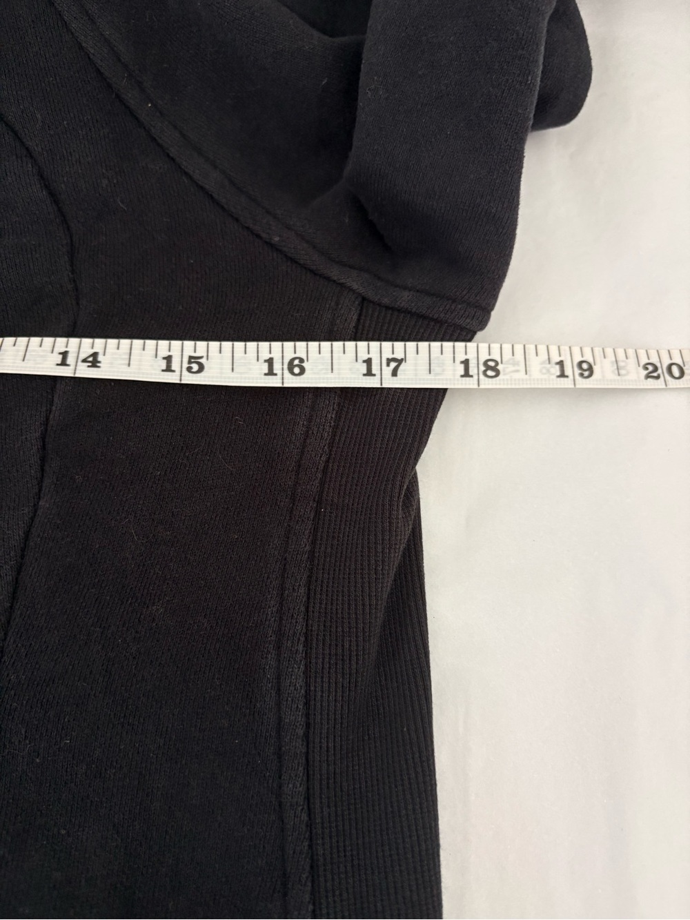 Lululemon FOX SPORTS Scuba Hoodie Light Cotton Fleece Sz 6 Black EUC - Picture 9 of 9